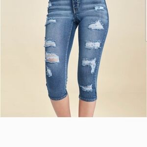 💝 Cropped Distressed Womens Jeans